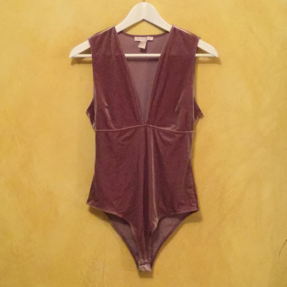 Forever 21 velvet bodysuit